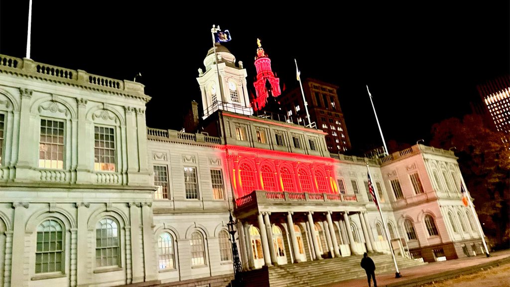 NYC City Hall World AIDS Day 2022